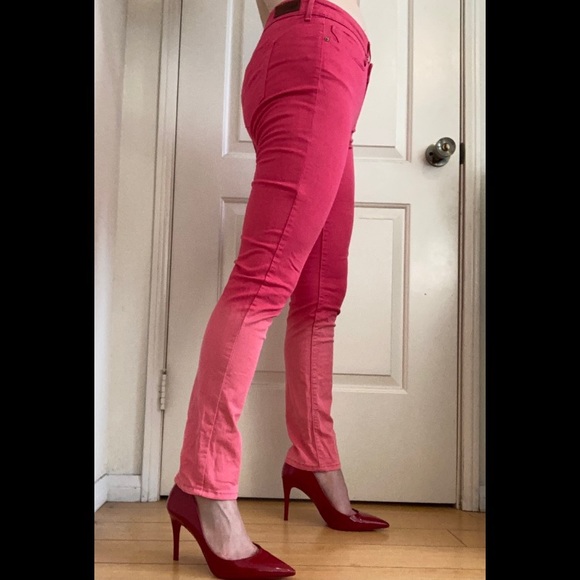 Levi's Denim - Levi’s Pink Ombré Skinny Jeans
